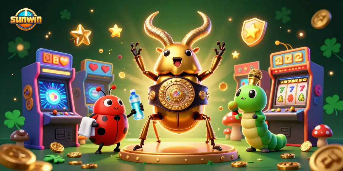Engage in thrilling casino action with sunwin featuring vibrant elements and characters in a dynamic scene.