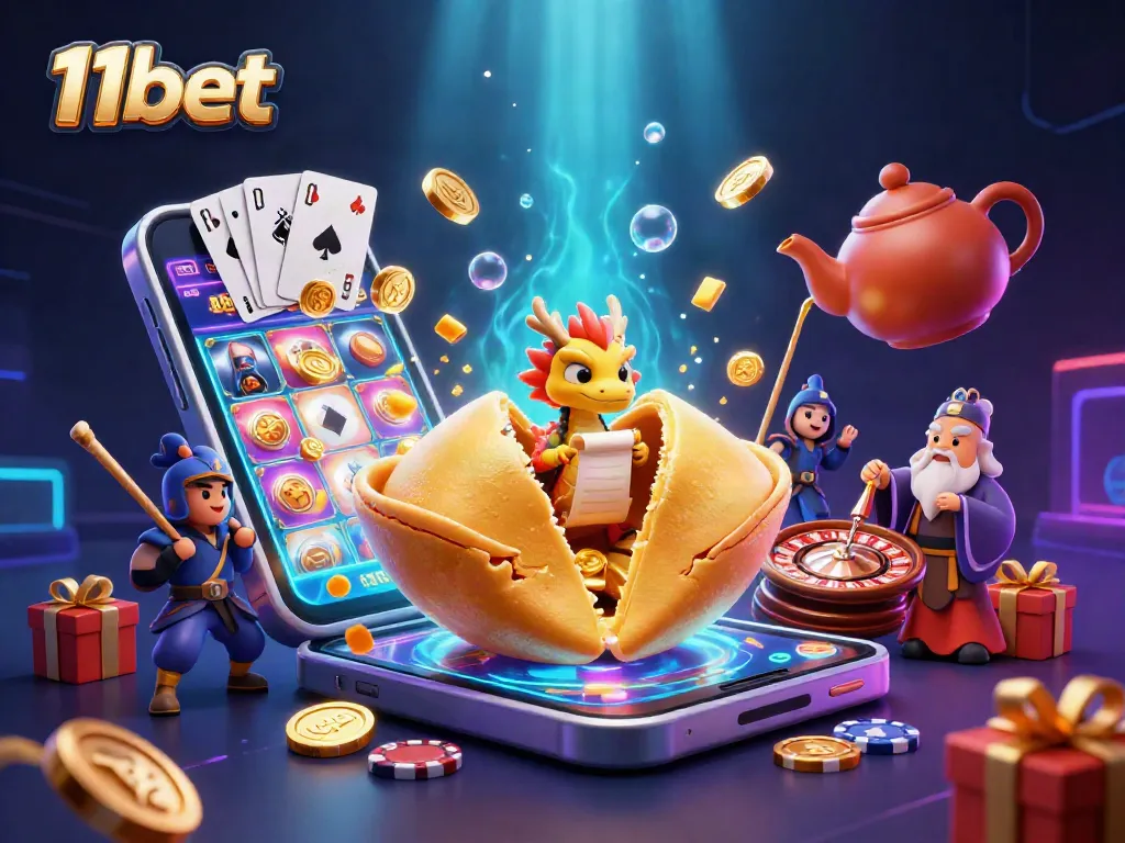 Experience the thrill of winning with 11bet in a vibrant casino game scene.