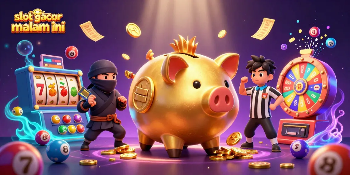 Experience thrilling gameplay with slot gacor malam ini in this vibrant casino scene.