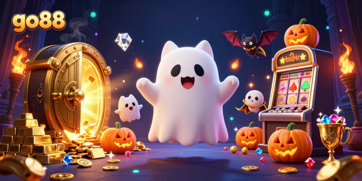 Experience thrilling adventures at go88 while engaging with enchanting casino elements like floating ghost cats.